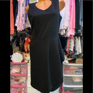 Simple Elegant Black Work Business Casual Dress Size 10